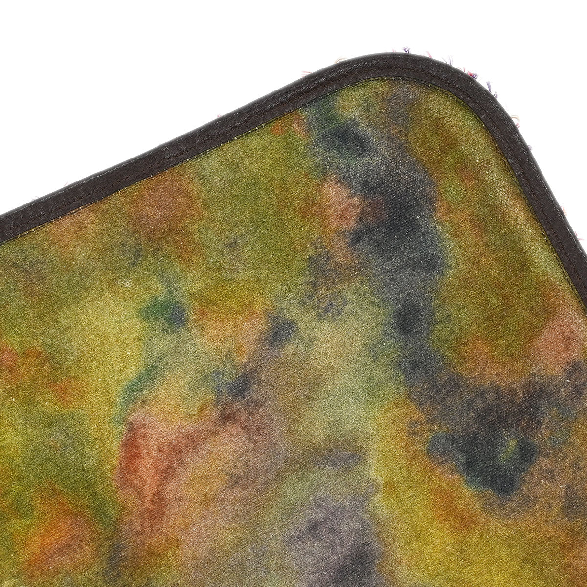 Chanel 2015-2016 Khaki Canvas Graffiti On The Pavements Shoulder Bag