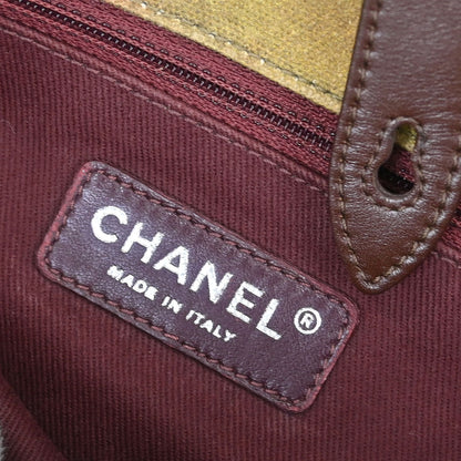 Chanel 2015-2016 Khaki Canvas Graffiti On The Pavements Shoulder Bag