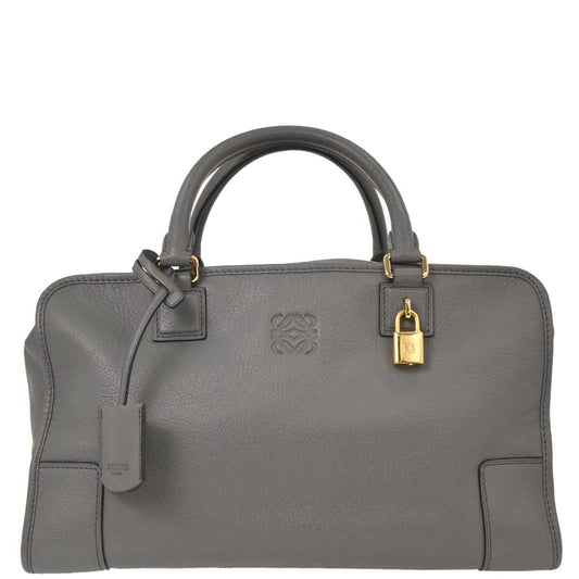Loewe Gray Amazona 36 Handbag