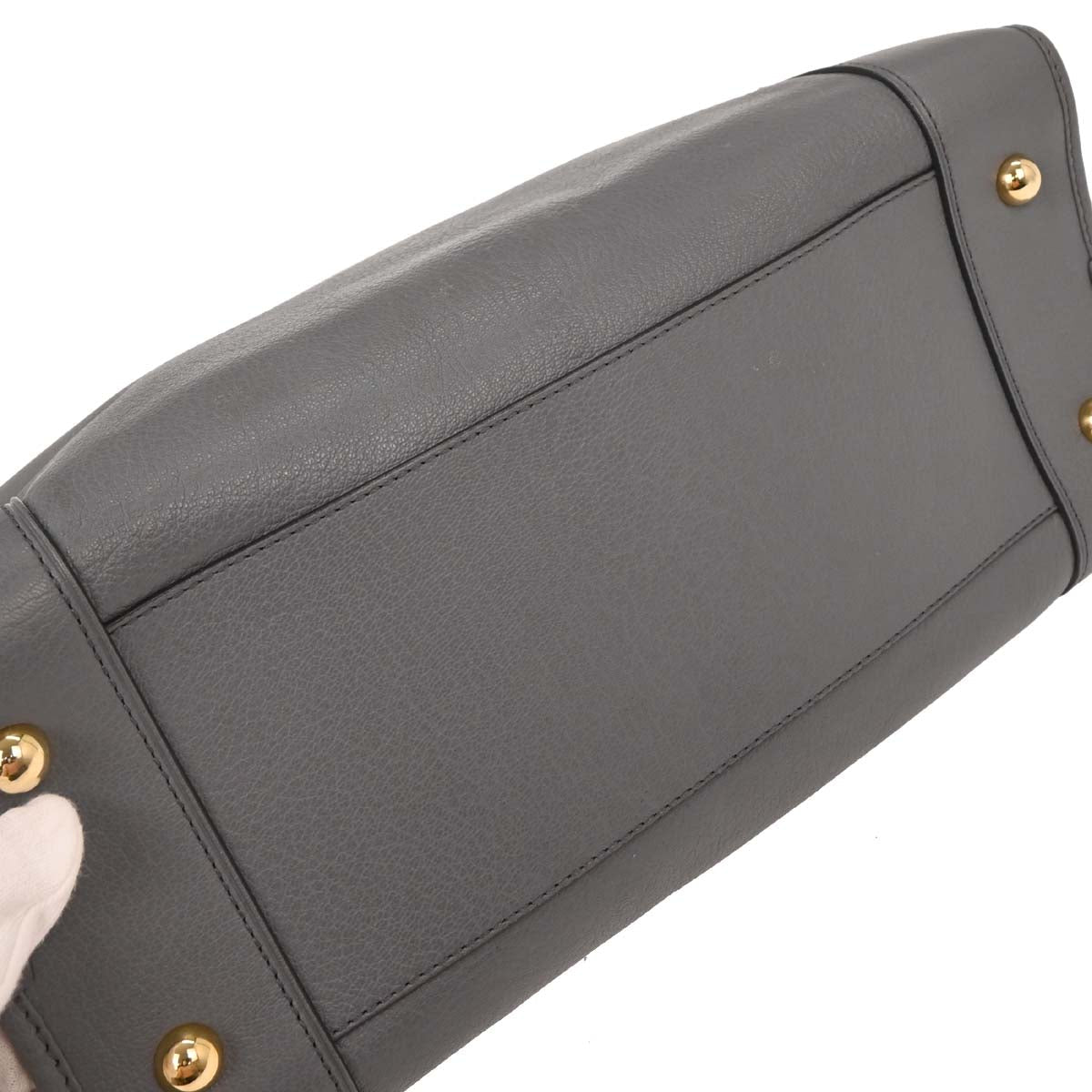 Loewe Gray Amazona 36 Handbag