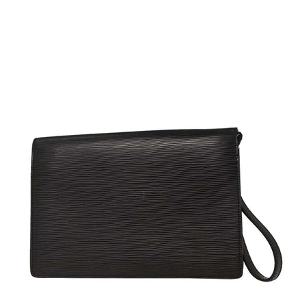 Louis Vuitton Black Epi Pochette Sellier Dragonne Clutch M52762