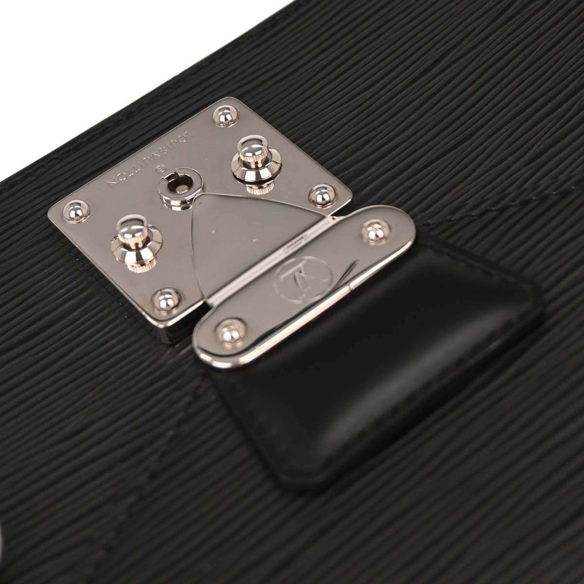 Louis Vuitton Black Epi Pochette Sellier Dragonne Clutch M52762