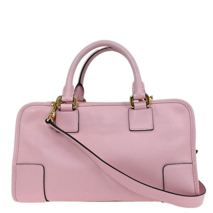 Loewe Pink Leather Amazona 28 2way Shoulder Handbag