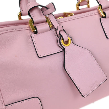Loewe Pink Leather Amazona 28 2way Shoulder Handbag