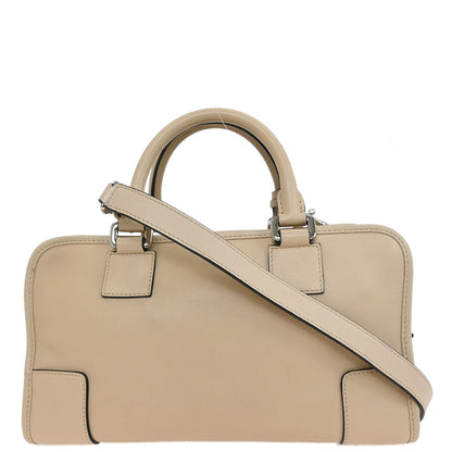 Loewe Beige Leather Amazona 28 2way Shoulder Handbag
