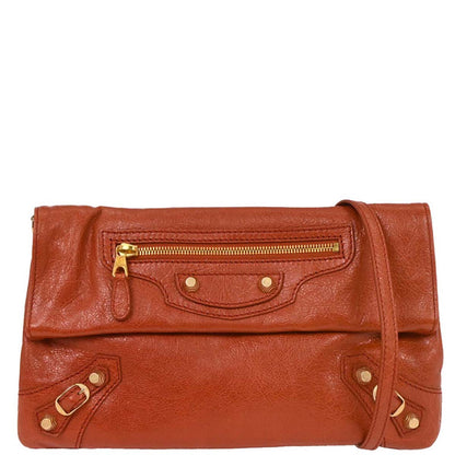 Balenciaga Vermilion Red Envelope Shoulder Bag