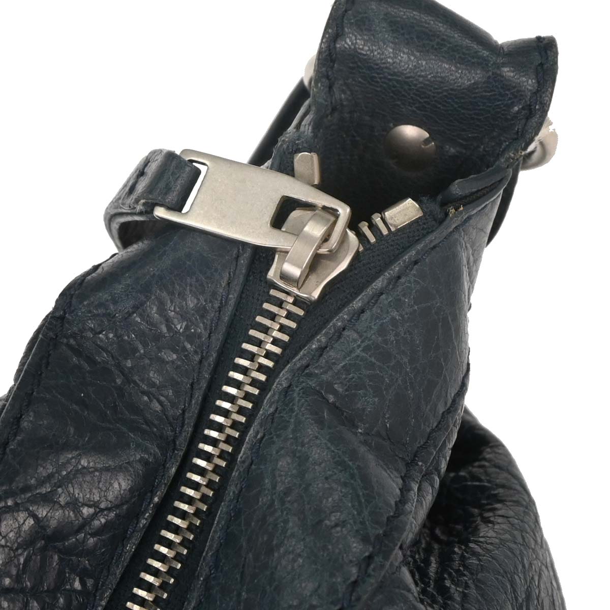 Balenciaga Dark Green Classic Square Handbag