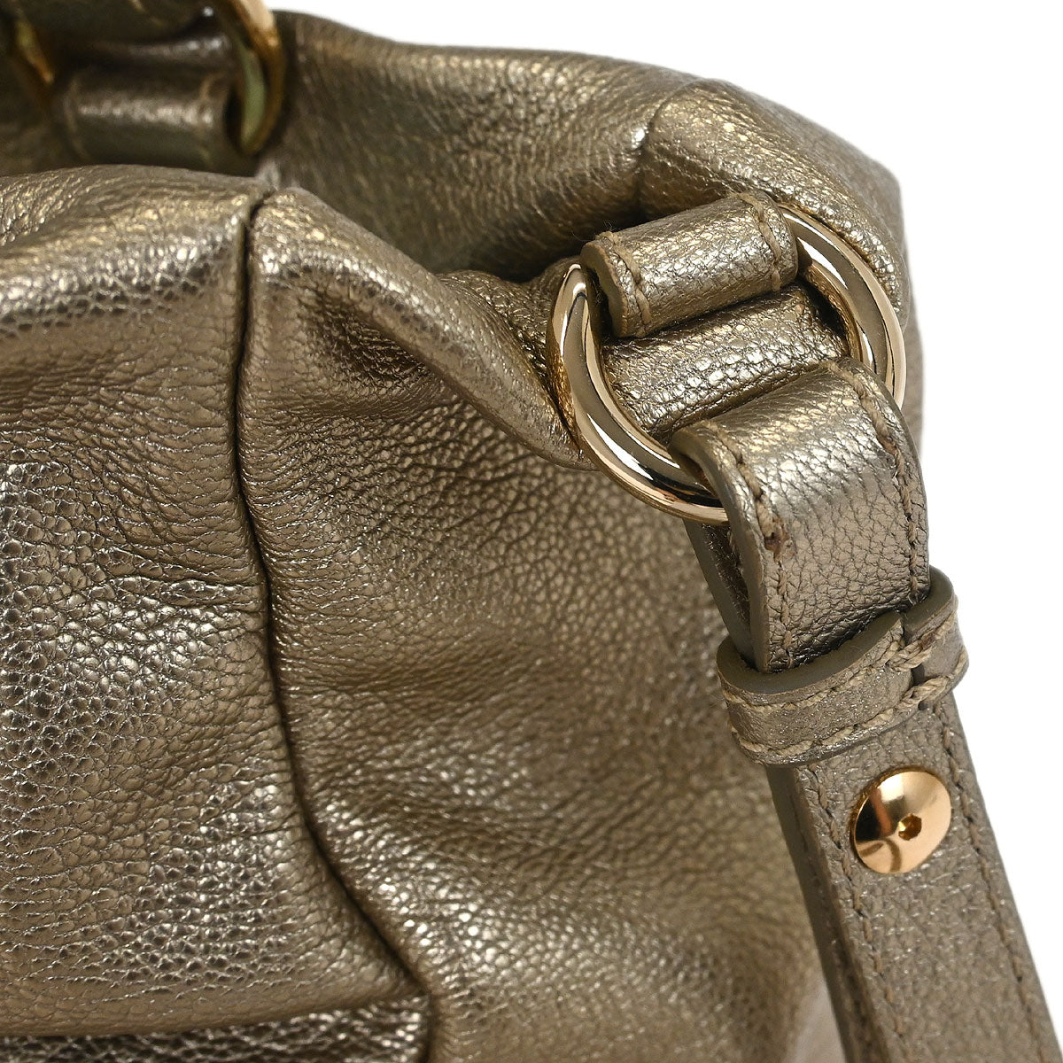 Salvatore Ferragamo Gold Vara 2way Shoulder Handbag