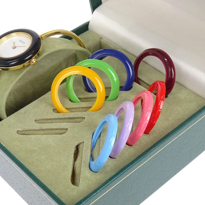 Gucci 11/12.2 Change Bezel Chameleon Quartz Watch SS