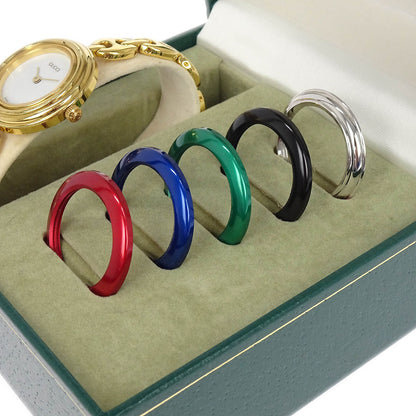 Gucci 11/12.2 Change Bezel Chameleon Quartz Watch SS