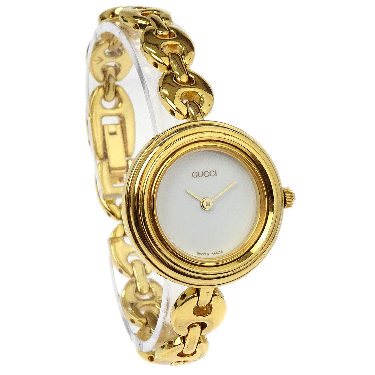 Gucci 11/12.2 Change Bezel Chameleon Quartz Watch SS