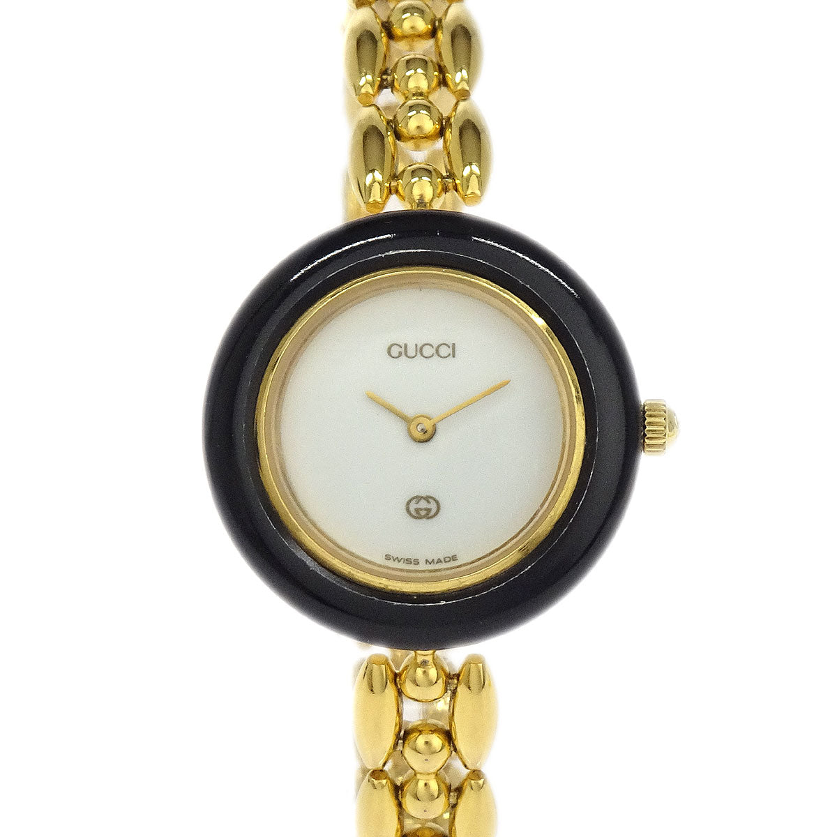 Gucci 11/12 Change Bezel Chameleon Quartz Watch SS