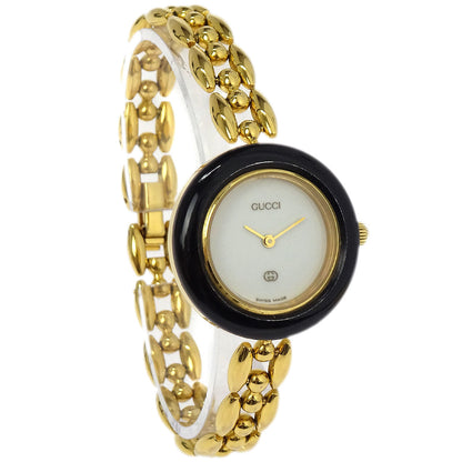 Gucci 11/12 Change Bezel Chameleon Quartz Watch SS