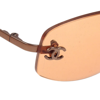 Chanel Sunglasses Eyewear Orange Small Good