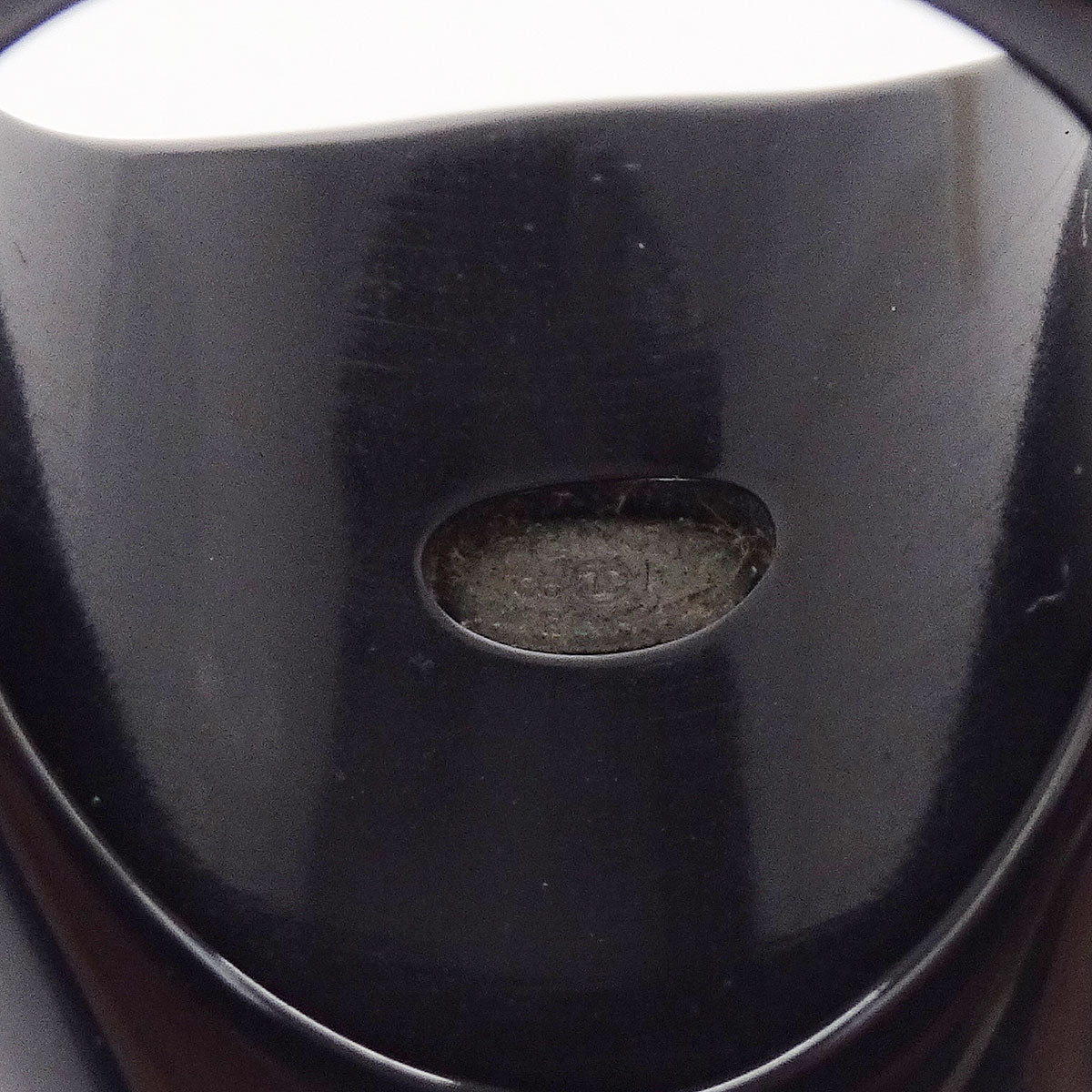 Chanel Ring Black Acrylic #53 03P