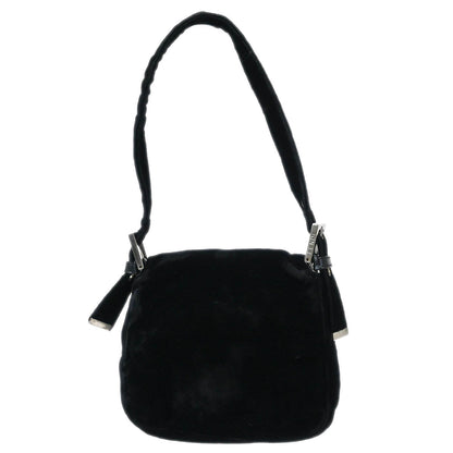 Fendi Black Velvet Handbag