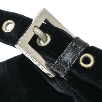 Fendi Black Velvet Handbag