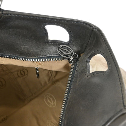 Cartier * Brown Rabbit Fur Marcello Handbag