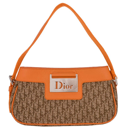 Christian Dior Orange Street Chic Trotter Handbag