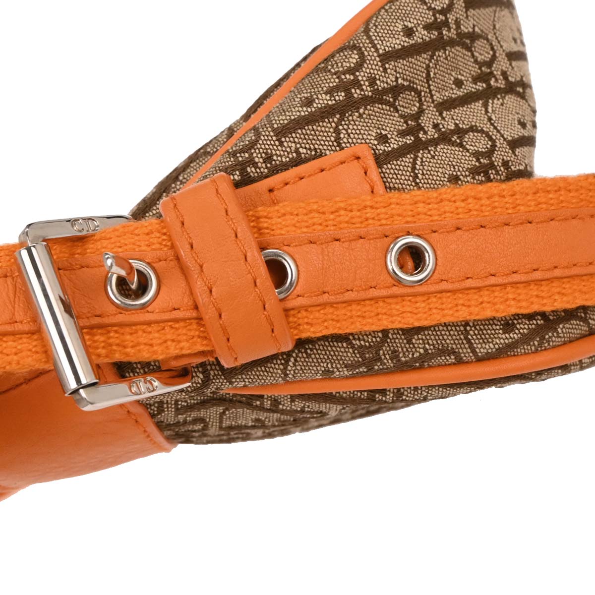 Christian Dior Orange Street Chic Trotter Handbag