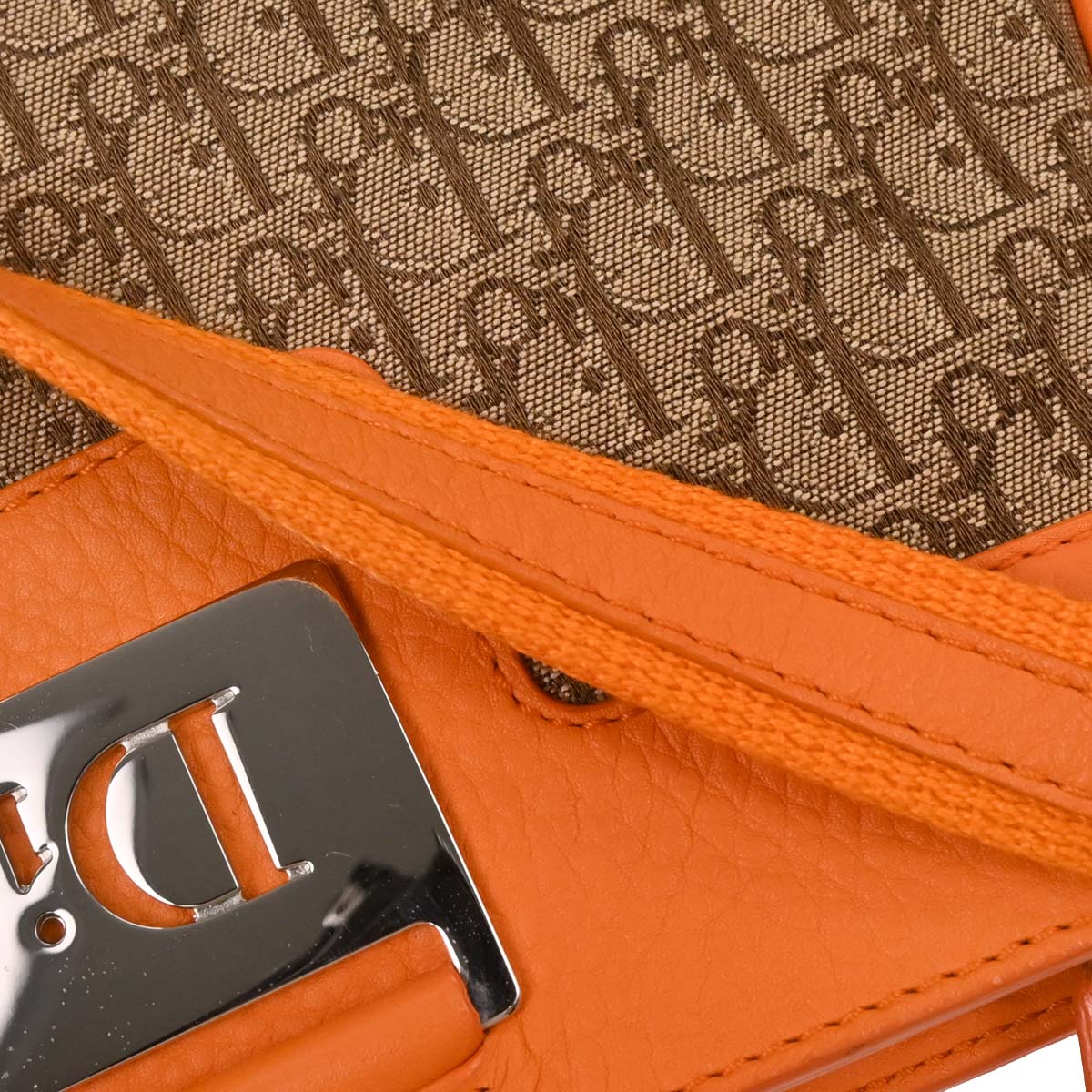 Christian Dior Orange Street Chic Trotter Handbag