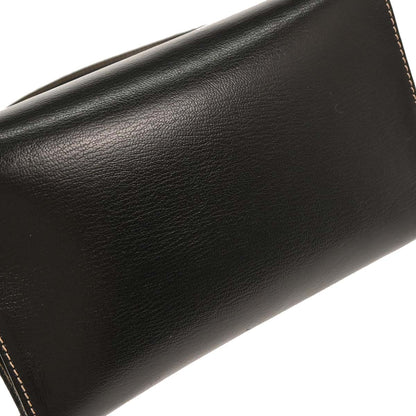 Loewe Black Brown Leather Velazquez Shoulder Bag