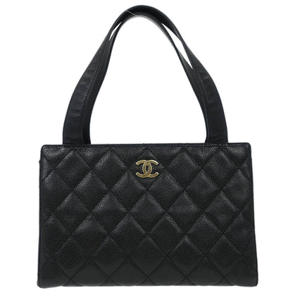 Chanel Black Calfskin Tote Handbag
