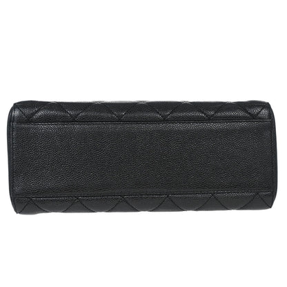 Chanel Black Calfskin Tote Handbag