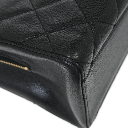 Chanel Black Calfskin Tote Handbag