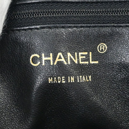 Chanel Black Calfskin Tote Handbag