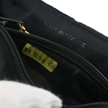 Chanel Black Velvet Handbag