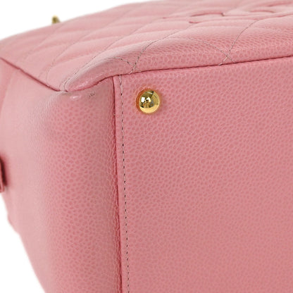 Chanel 2003-2004 Pink Caviar Petite Timeless Tote PTT Chain Handbag