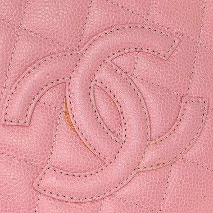 Chanel 2003-2004 Pink Caviar Petite Timeless Tote PTT Chain Handbag