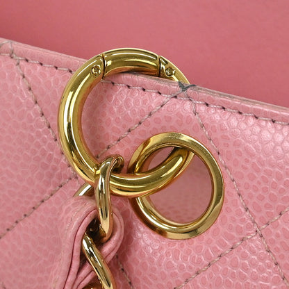 Chanel 2003-2004 Pink Caviar Petite Timeless Tote PTT Chain Handbag