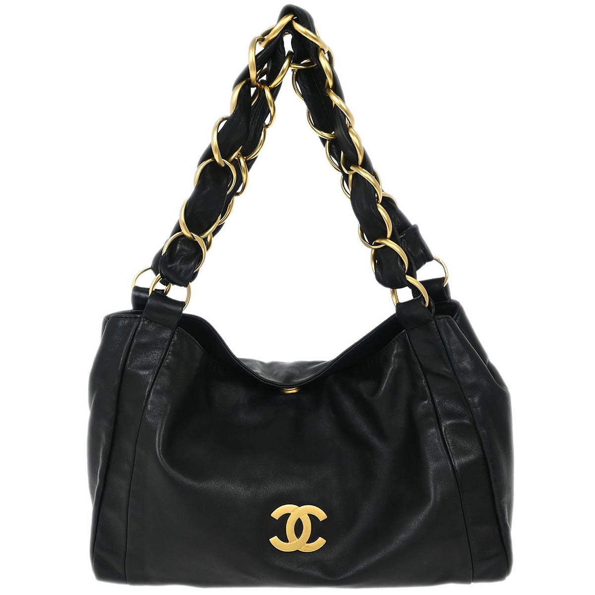 Chanel 2002-2003 Black Lambskin Handbag