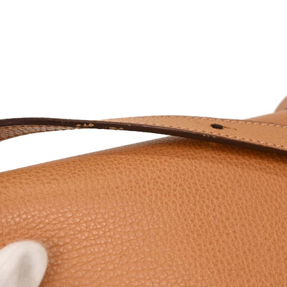 Hermes 2005 Beige Toile H Vache Liegee Sac Colorado PM Shoulder Bag