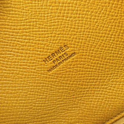 Hermes Jaune Courchevel Kelly Sport GM Shoulder Bag