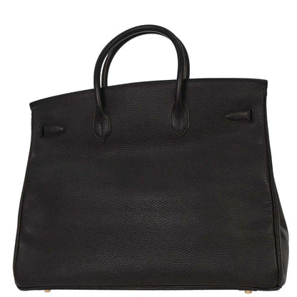 Hermes Black Ardennes Birkin 40 Handbag