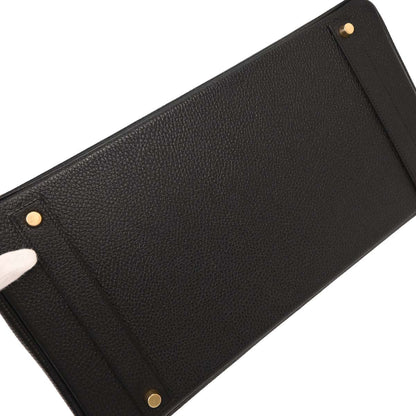 Hermes Black Ardennes Birkin 40 Handbag