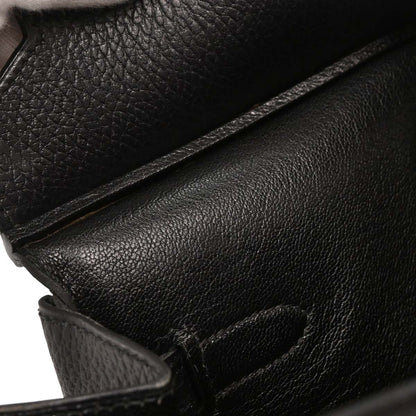 Hermes Black Ardennes Birkin 40 Handbag