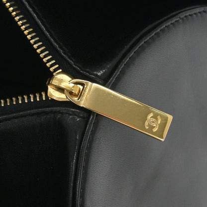 Chanel Black Lambskin Choco Bar Handbag