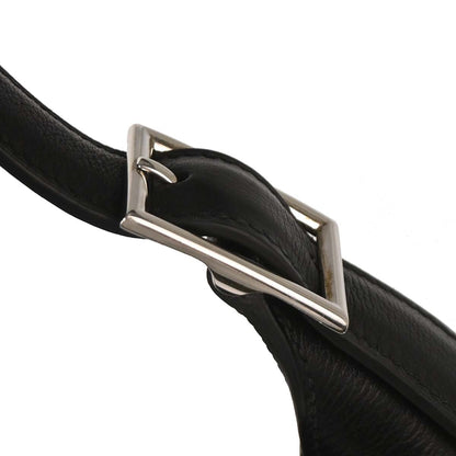 Hermes Black Evergrain Trim 38 Handbag