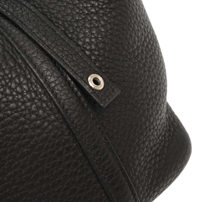 Hermes Black Taurillon Clemence Picotin Lock 18 PM Handbag