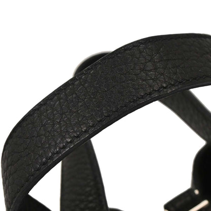 Hermes Black Taurillon Clemence Picotin Lock 18 PM Handbag