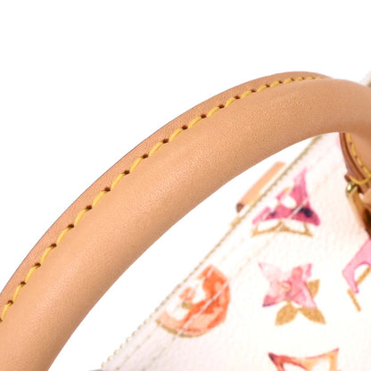 Louis Vuitton White Monogram Watercolor Speedy 35 Handbag M95752
