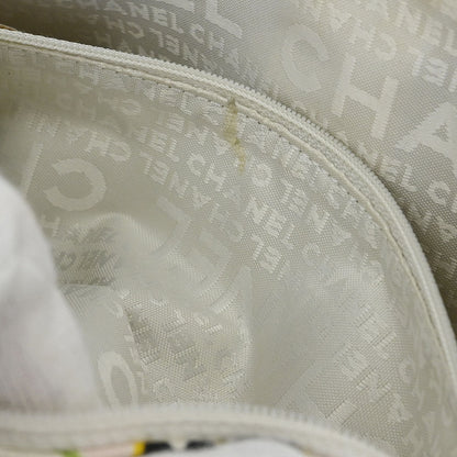 Chanel 2005-2006 Pink Canvas Valentine Chain Shoulder Bag