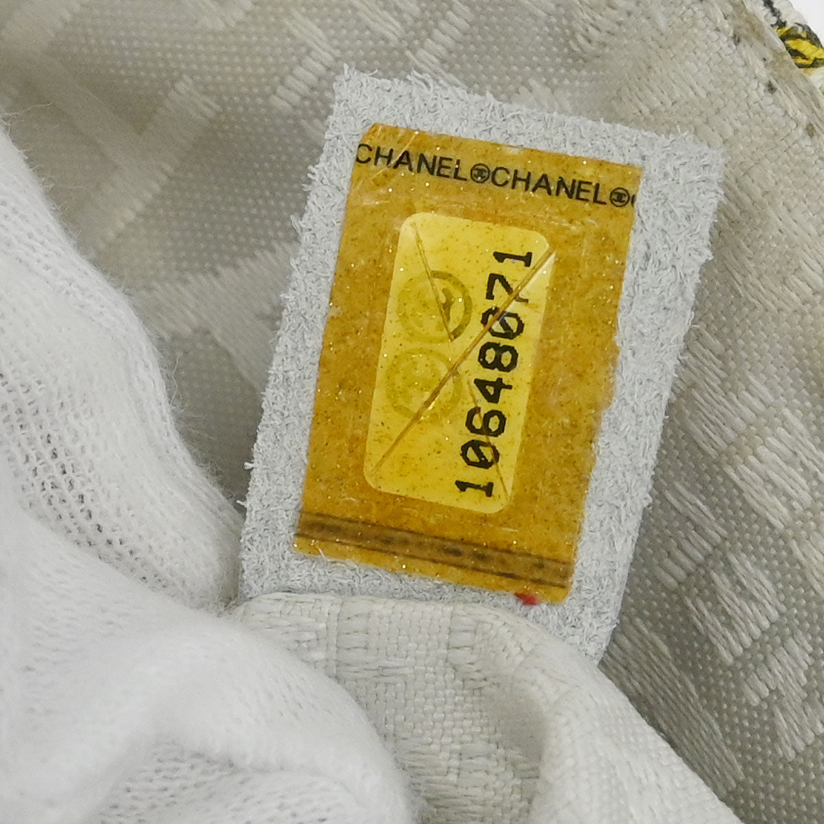 Chanel 2005-2006 Pink Canvas Valentine Chain Shoulder Bag