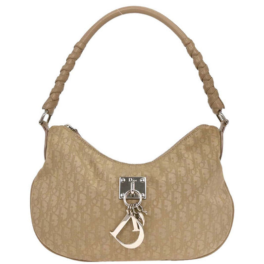 Christian Dior 2007 Beige Trotter Handbag