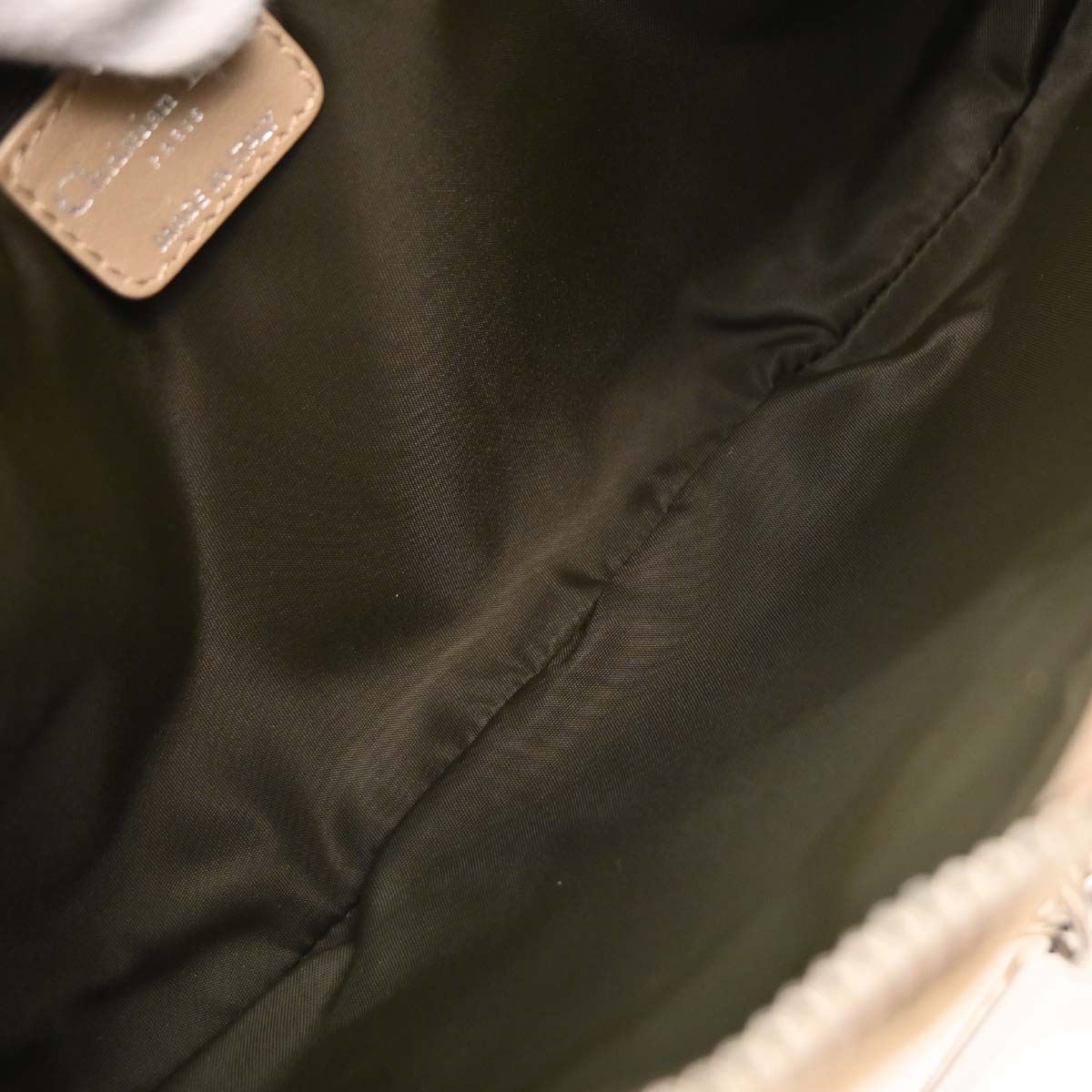 Christian Dior 2007 Beige Trotter Handbag