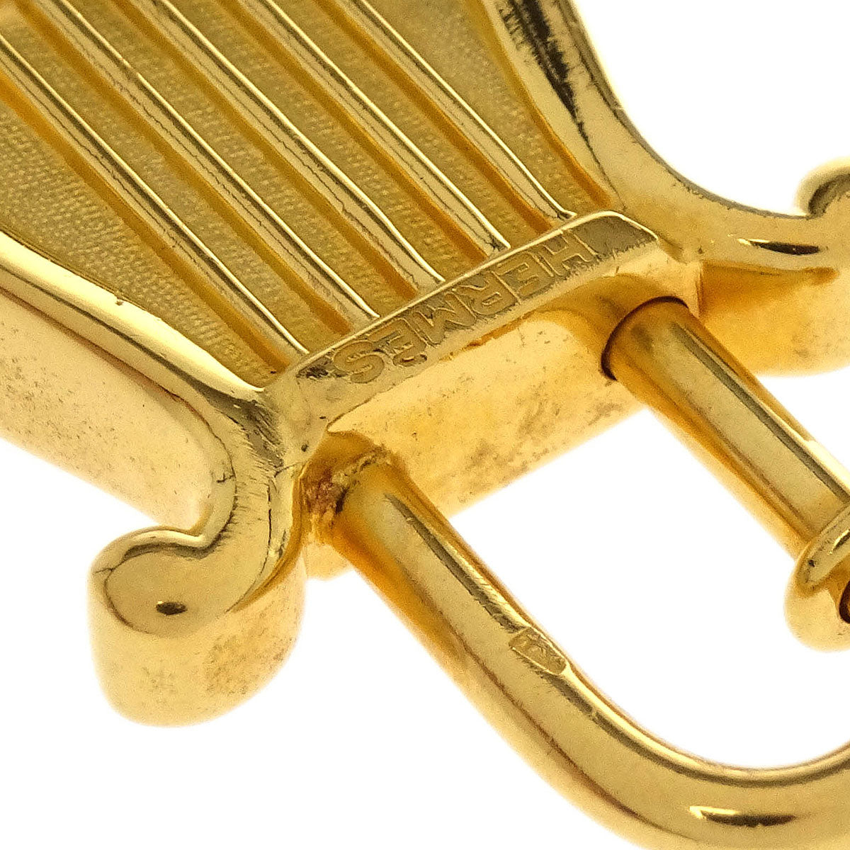 Hermes Harp 1996 Cadena Padlock Gold Small Good